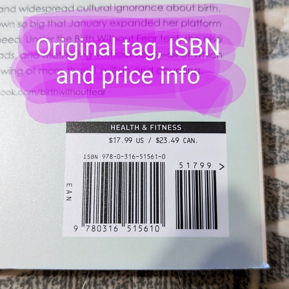 Birth Without Fear by January Harshe, top pregnancy & birth book, BNWT - Picture 7 of 15